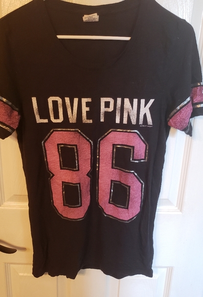 PINK Victoria's Secret Tops - Pink V neck T-shirt